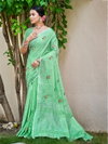 Feeling By Bunawat Linen Sarees Wholesale Market In Surat With Price